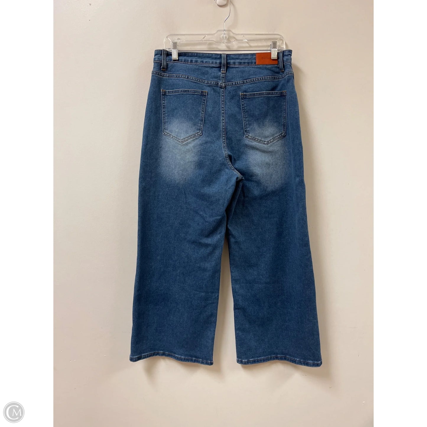 Jeans Wide Leg By Clothes Mentor In Blue Denim, Size: 14