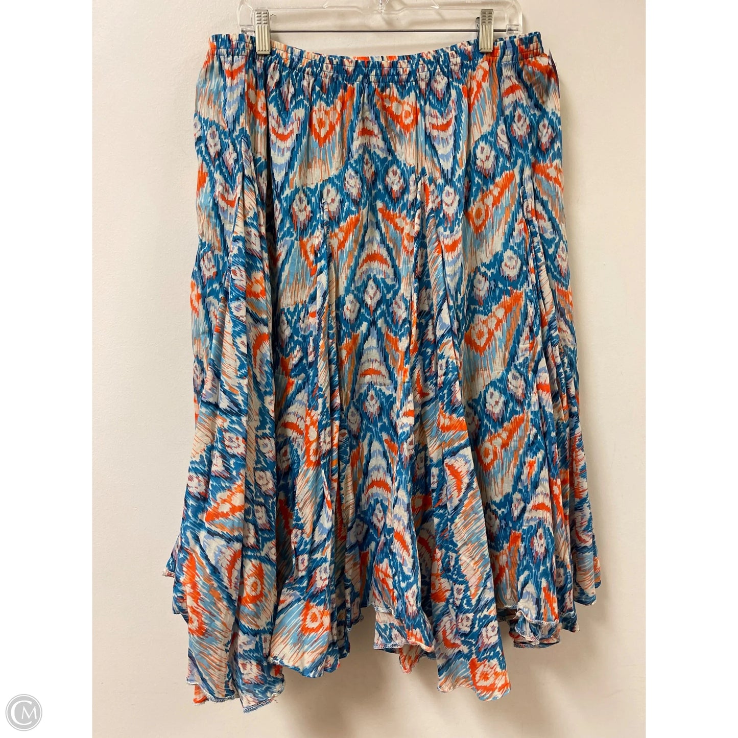 Skirt Maxi By Reba In Blue & Orange, Size: 16