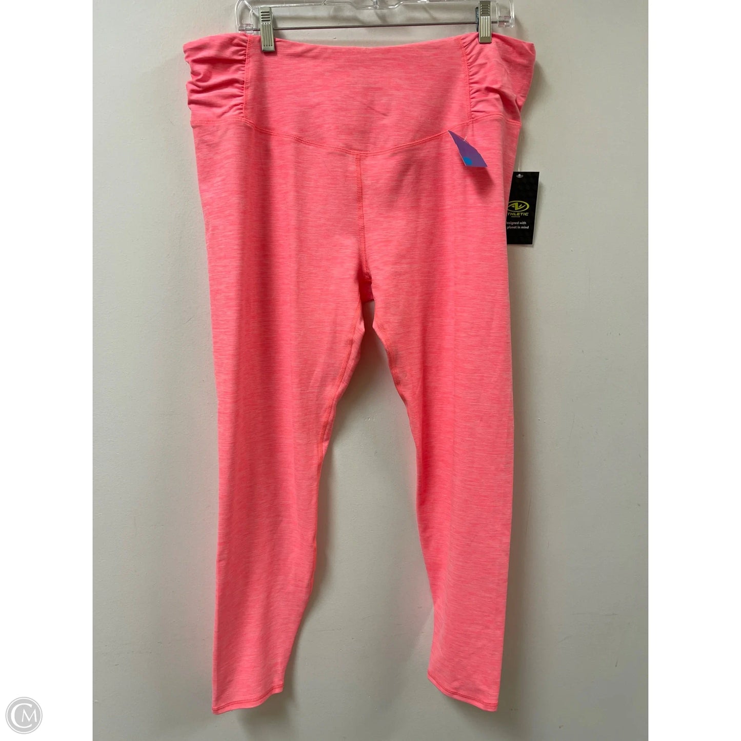 Athletic Leggings By Athletic Works In Pink, Size: 2x