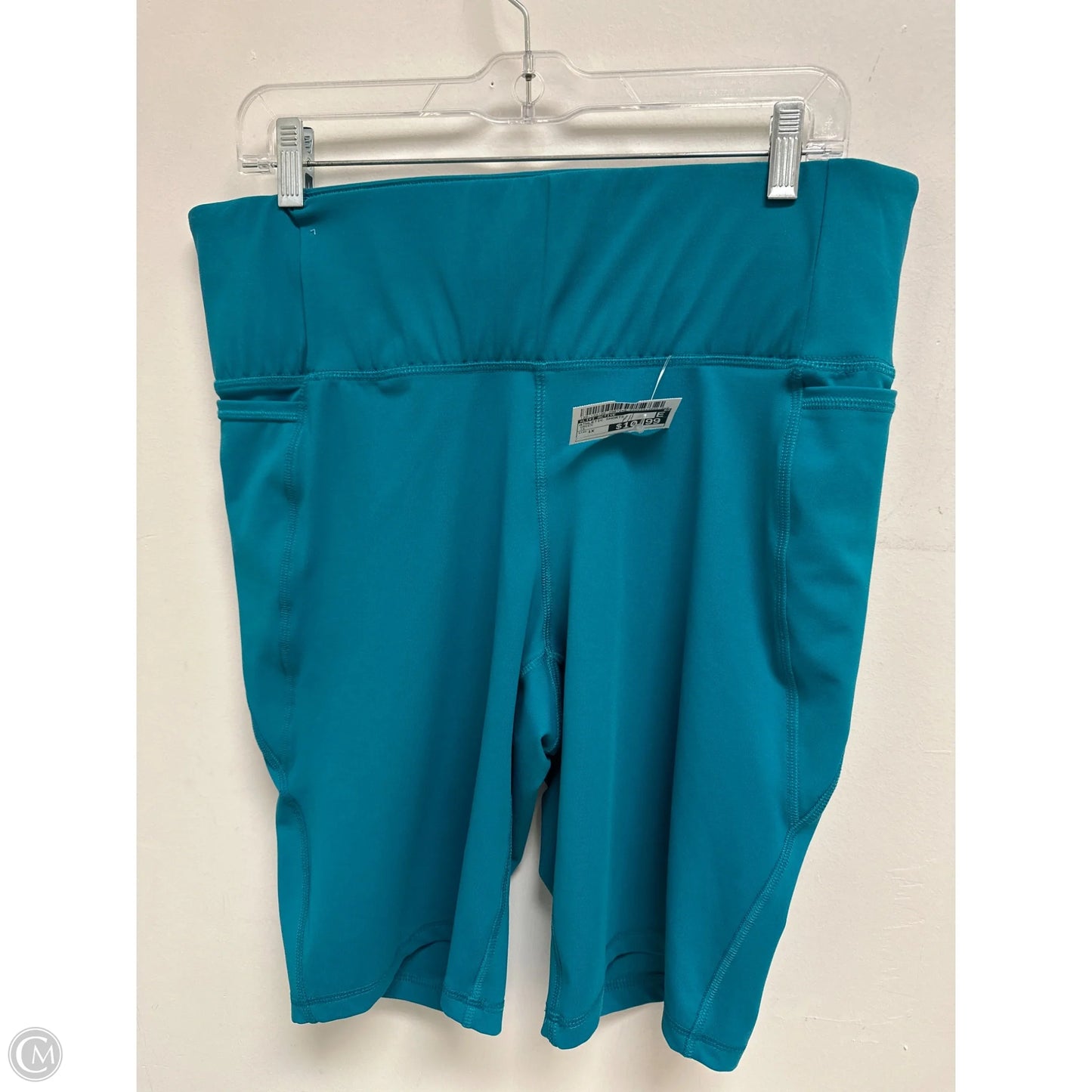Athletic Shorts By Livi Active In Green, Size: 1x