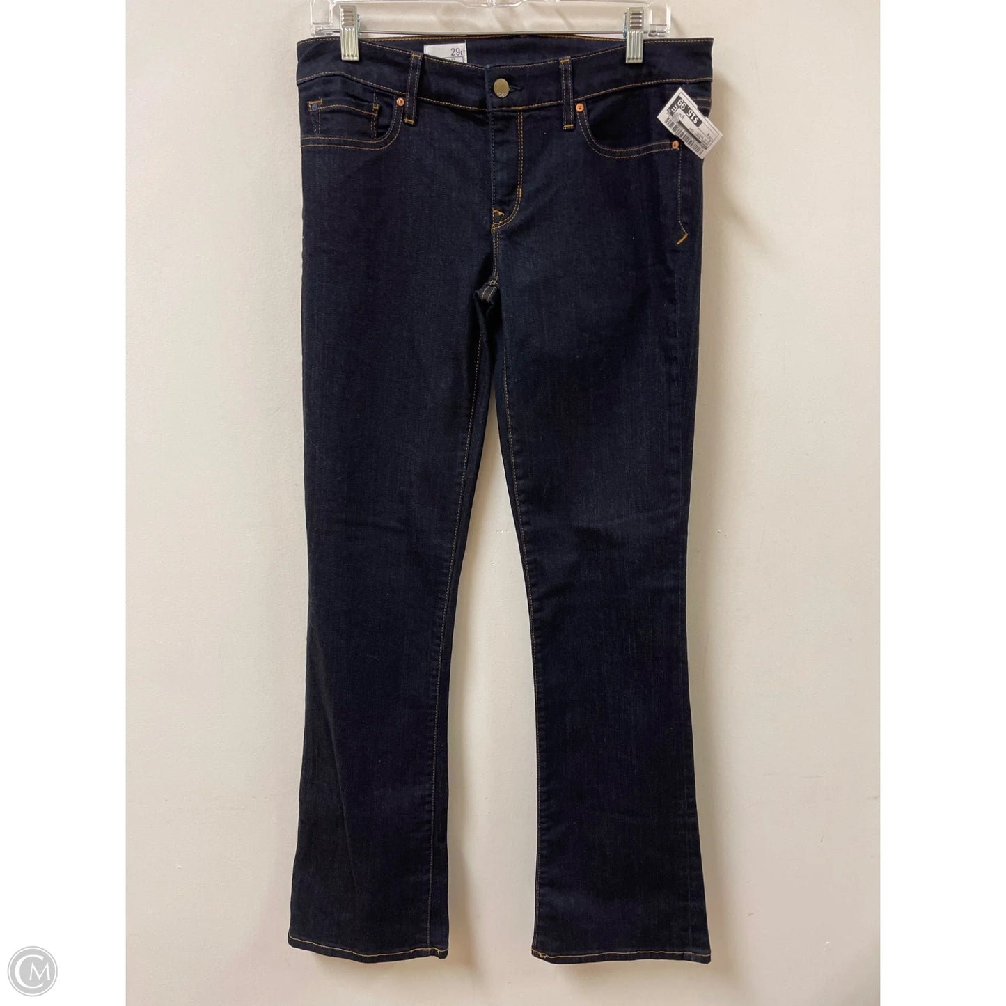 Jeans Boot Cut By Gap In Blue Denim, Size: 8