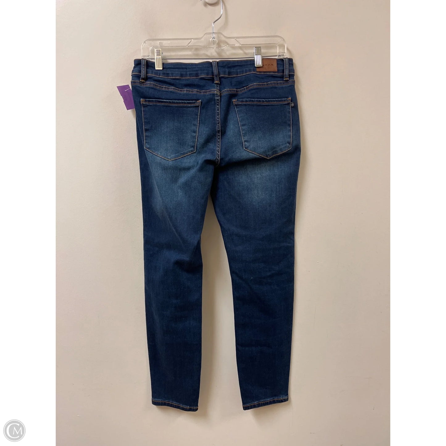 Jeans Skinny By Tahari In Blue Denim, Size: 10