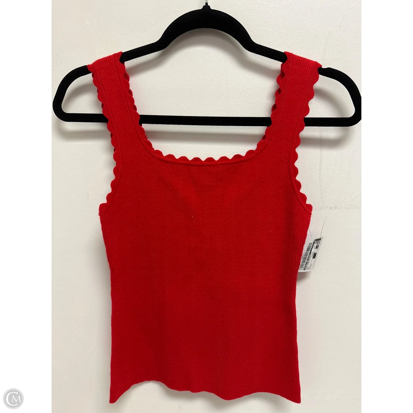 Top Sleeveless By Skies Are Blue In Red, Size: S