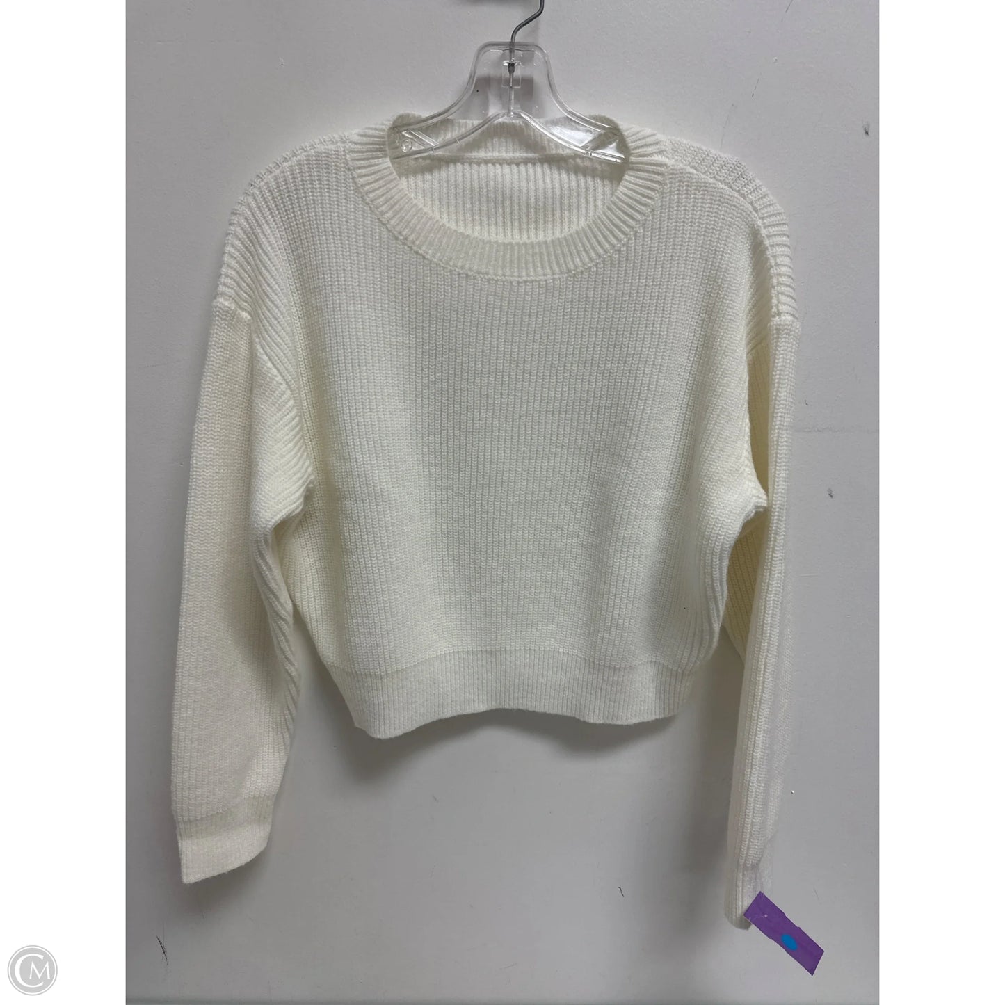 Sweater By Clothes Mentor In Cream, Size: S