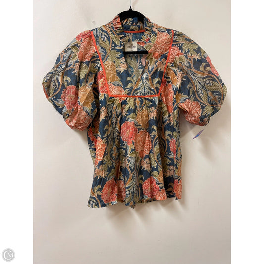 Top Short Sleeve By Umgee In Multi-colored, Size: S