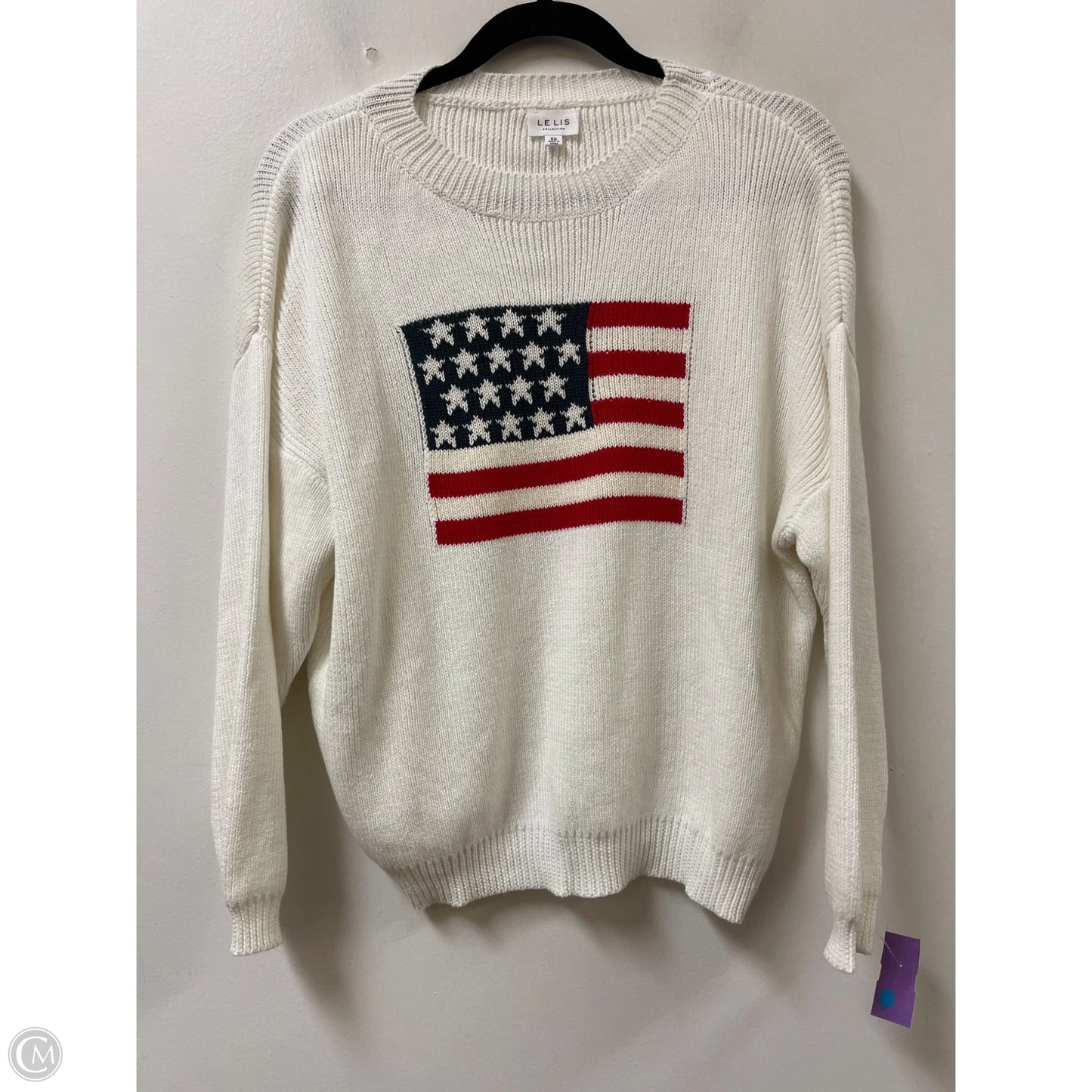 Sweater By Le Lis In White, Size: Xs