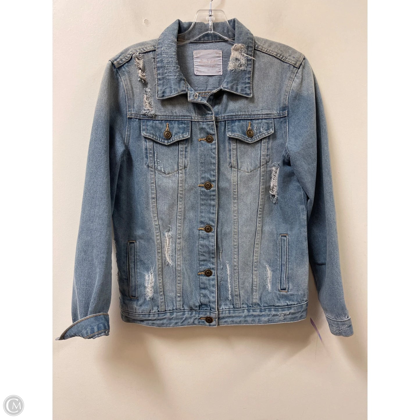 Blazer By Altard State In Blue Denim, Size: M