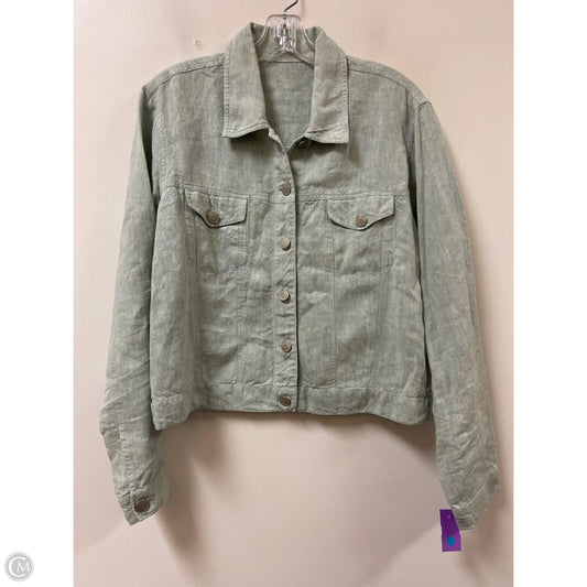 Blazer By Clothes Mentor In Green, Size: M