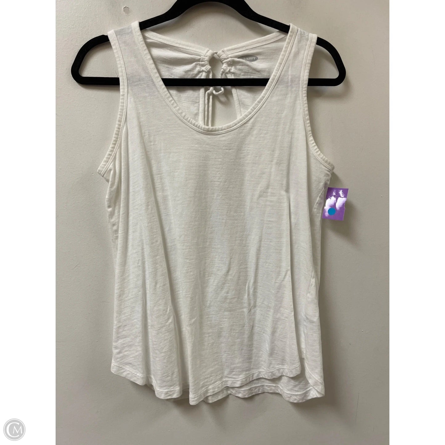 Top Sleeveless Basic By Old Navy In White, Size: M