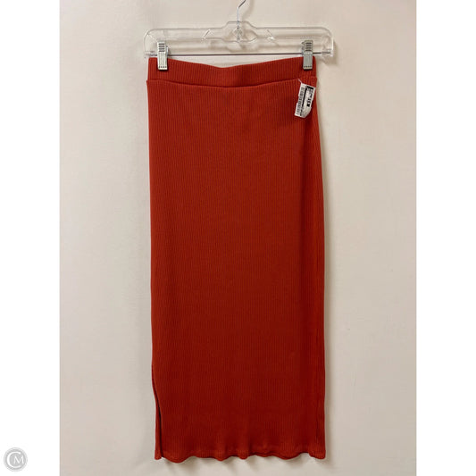 Skirt Maxi By Old Navy In Orange, Size: 2
