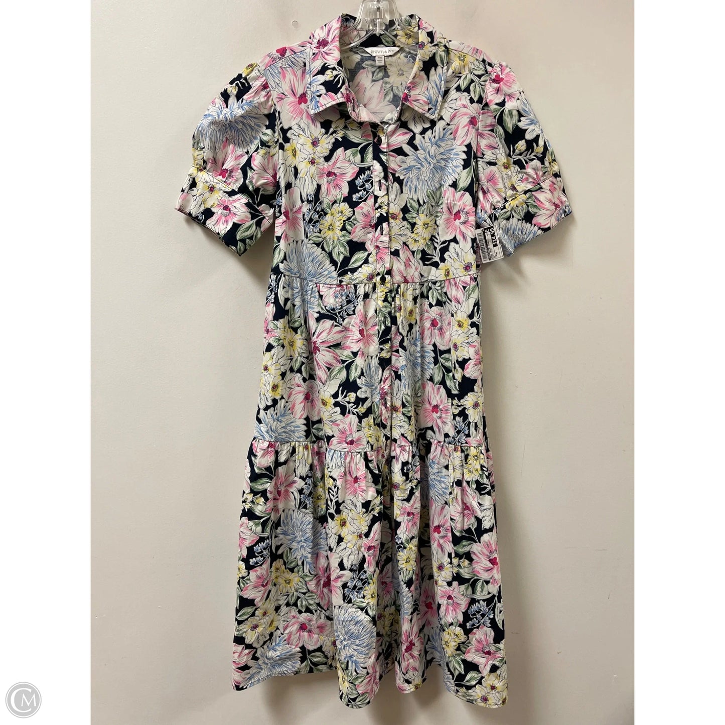 Dress Casual Maxi By Crown And Ivy In Floral Print, Size: Mp