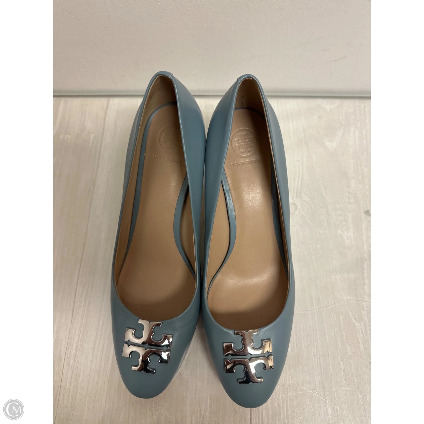 Shoes Designer By Tory Burch In Blue, Size: 9