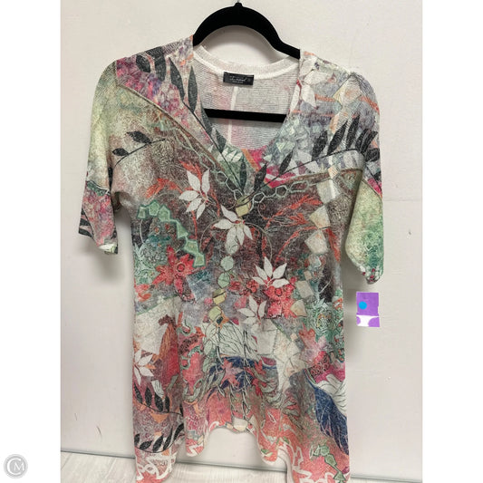 Tunic Short Sleeve By Clothes Mentor In Multi-colored, Size: S
