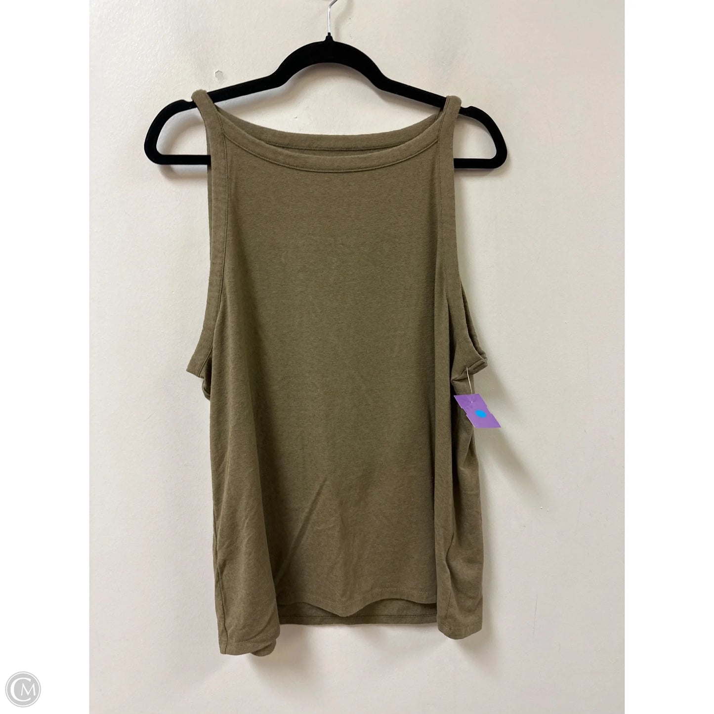 Top Sleeveless By J. Crew In Green, Size: 3x