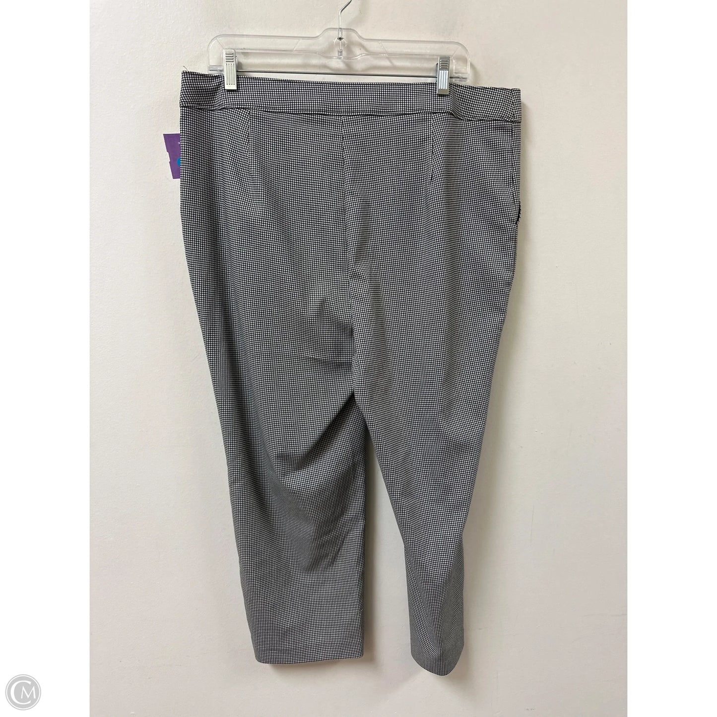 Pants Dress By Rafaella In Black & White, Size: 16