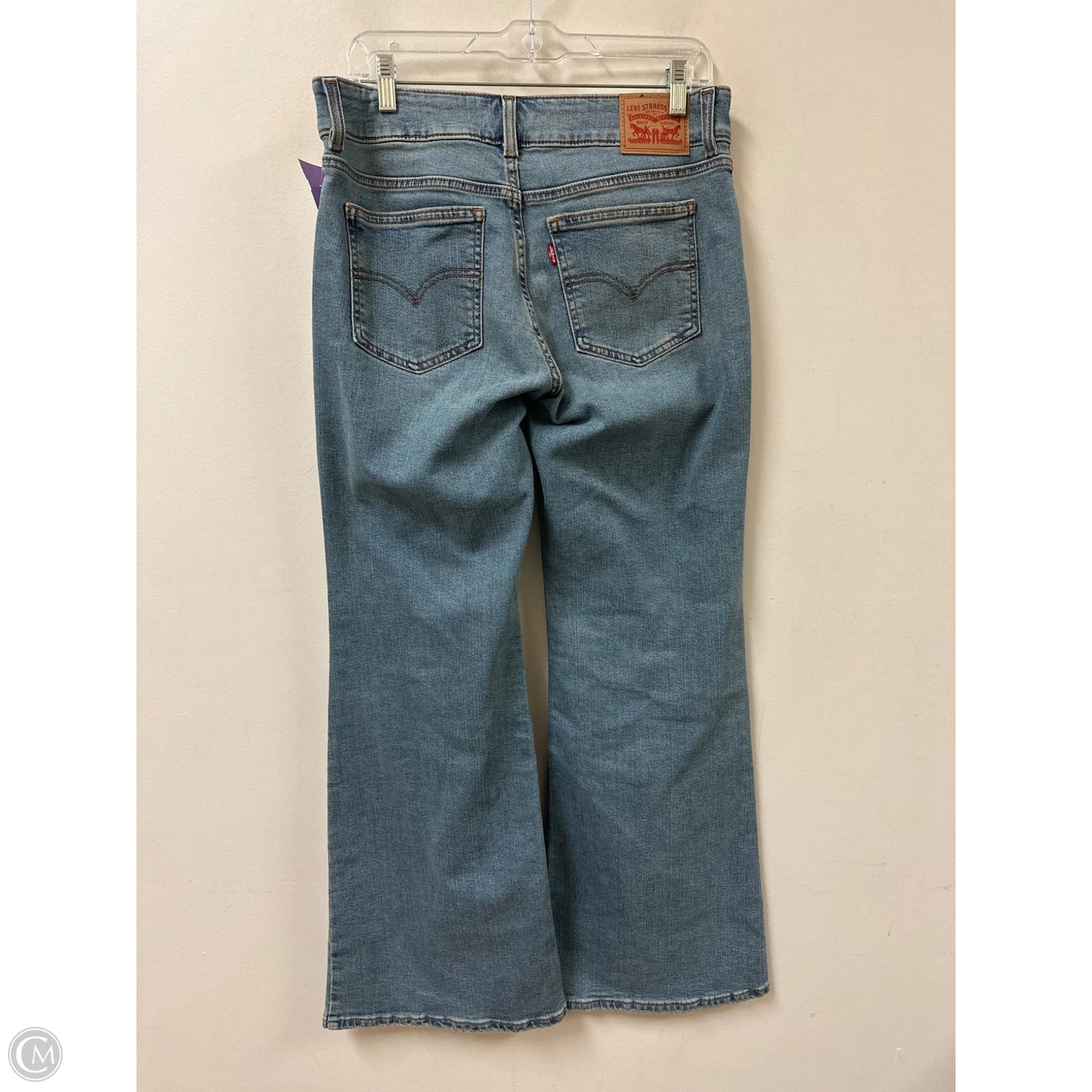 Jeans Boot Cut By Levis In Blue Denim, Size: 10