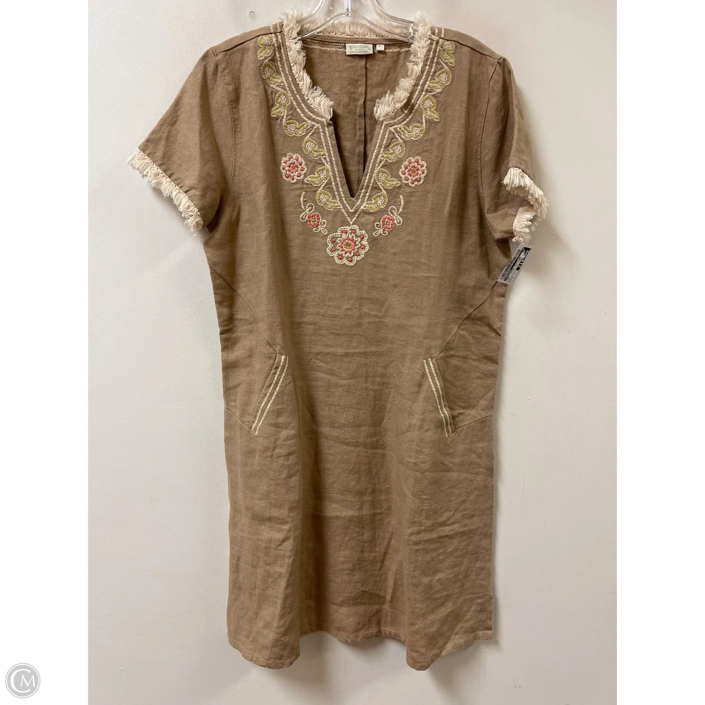 Dress Casual Maxi By Spartina In Tan, Size: L