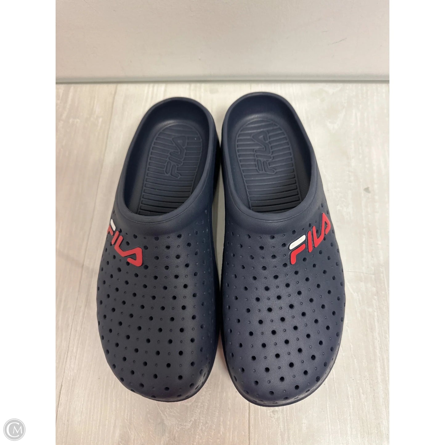 Shoes Flats By Fila In Navy, Size: 10