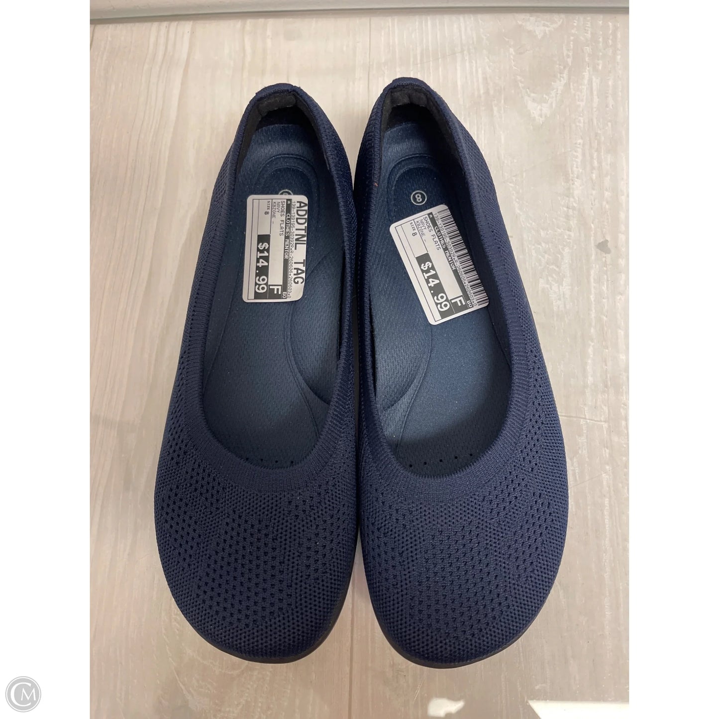 Shoes Flats By Clothes Mentor In Navy, Size: 8