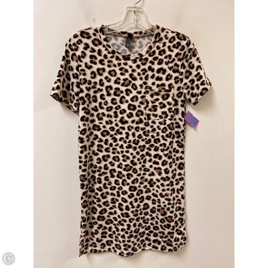 Dress Casual Short By Alya In Animal Print, Size: Xs