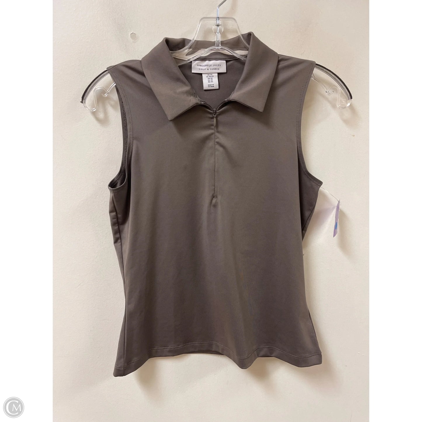 Athletic Tank Top By Sincerely Jules In Brown, Size: Xs
