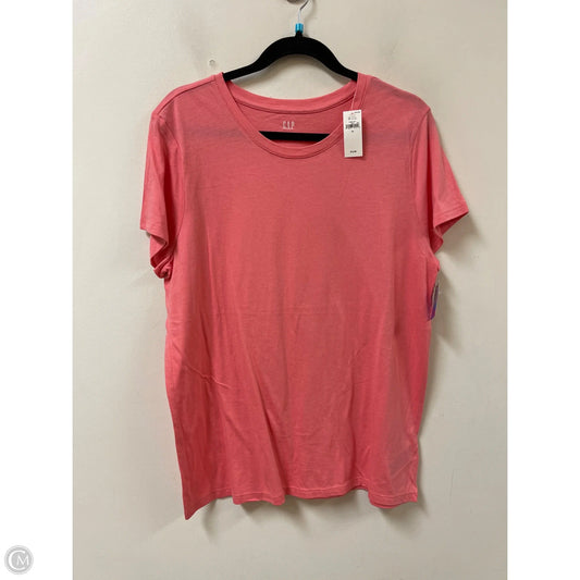 Top Short Sleeve By Gap In Pink, Size: Xl