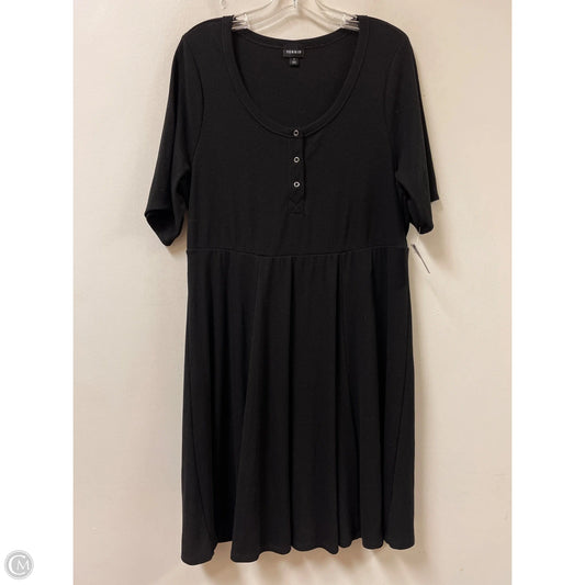 Dress Casual Midi By Torrid In Black, Size: 1x