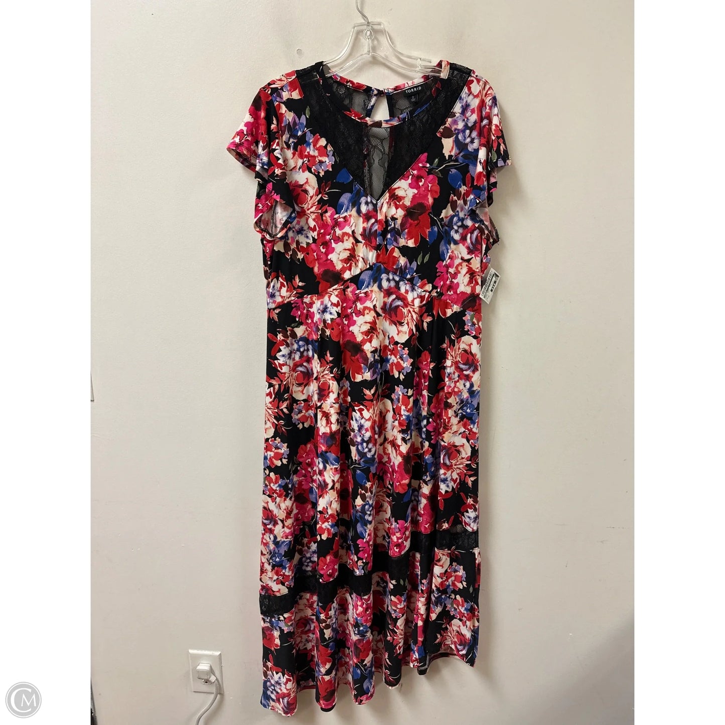 Dress Casual Maxi By Torrid In Floral Print, Size: 2x