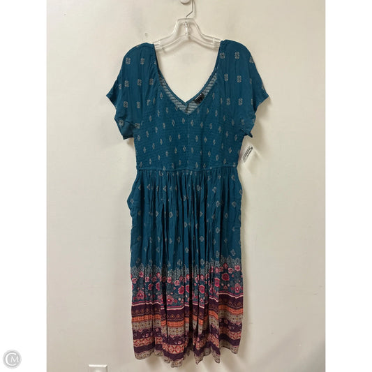 Dress Casual Midi By Torrid In Green, Size: 1x