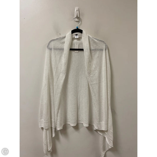 Sweater Cardigan By Talbots In White, Size: L