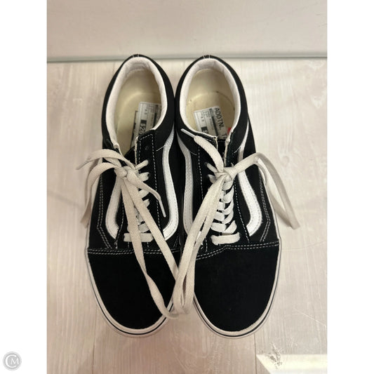 Shoes Athletic By Vans In Black, Size: 8.5