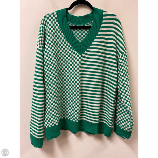 Sweater By Clothes Mentor In Green, Size: Xl
