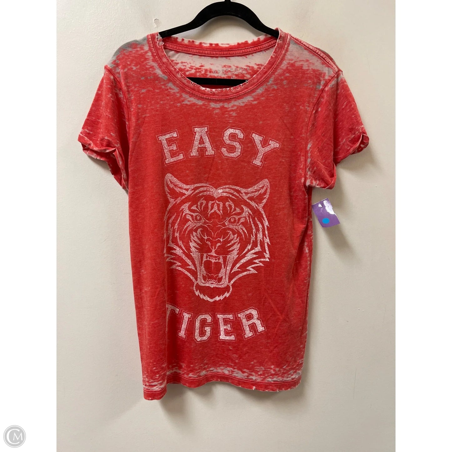 Top Short Sleeve By Clothes Mentor In Red, Size: M