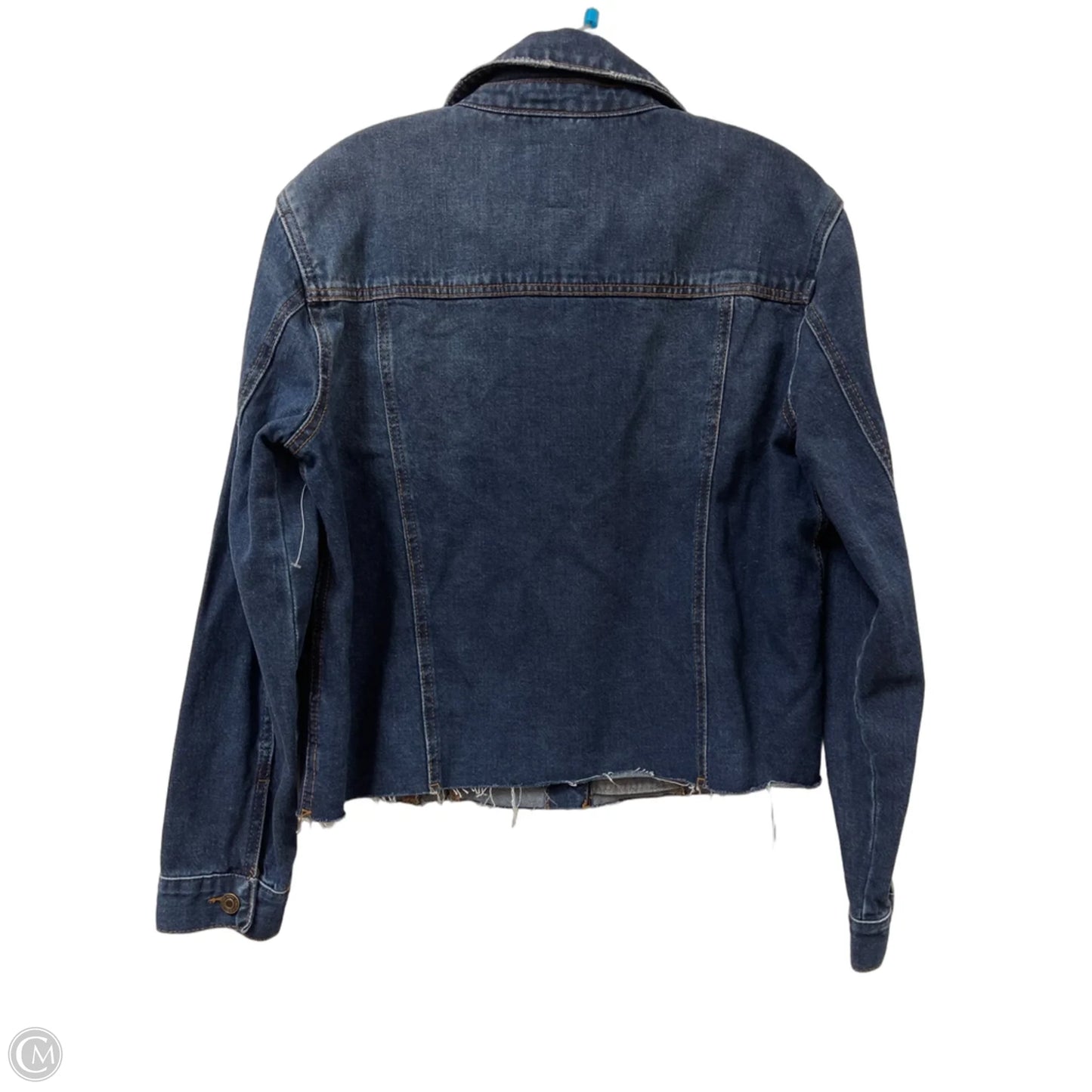Jacket Denim By Kensie In Blue Denim, Size: L