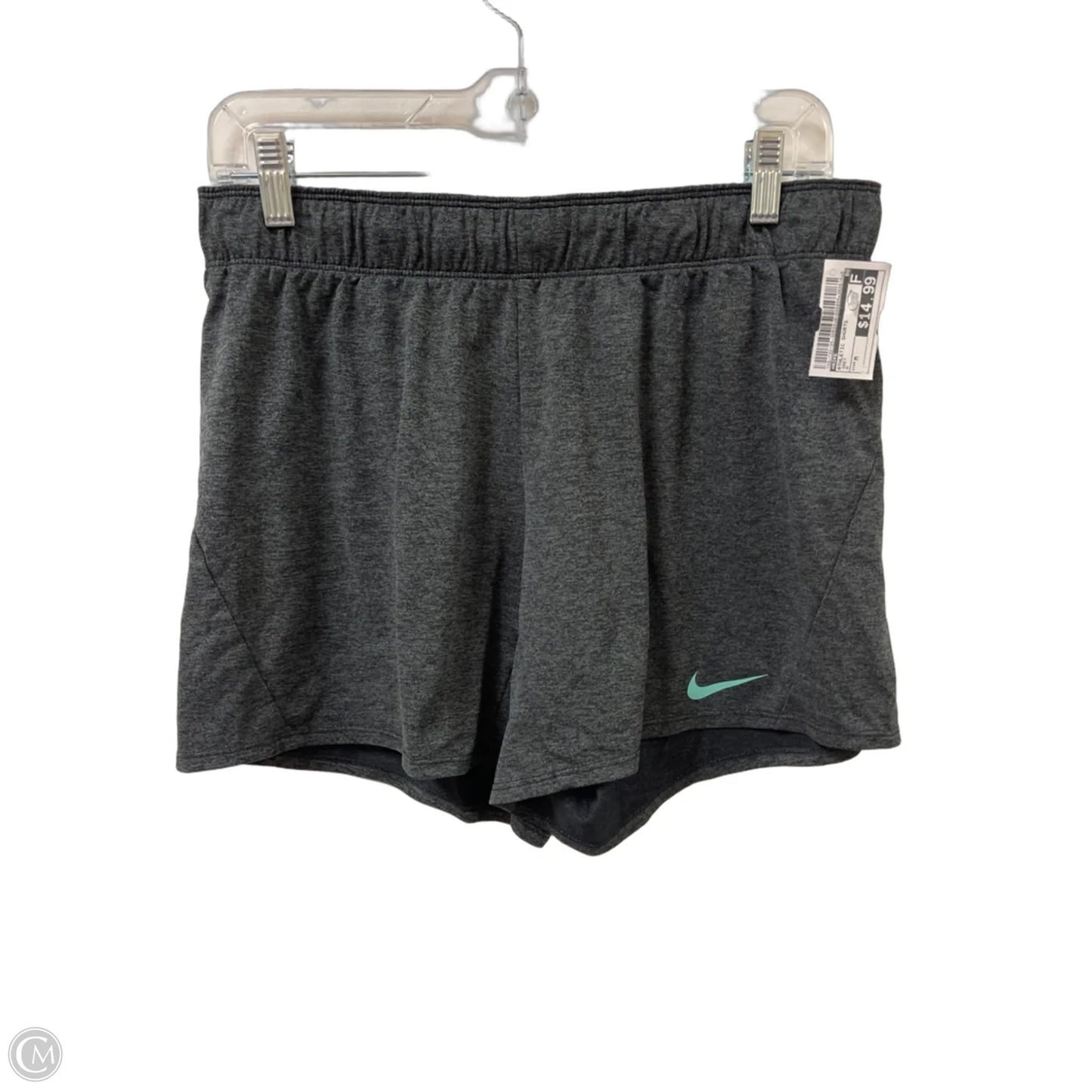 Athletic Shorts By Nike In Grey, Size: M