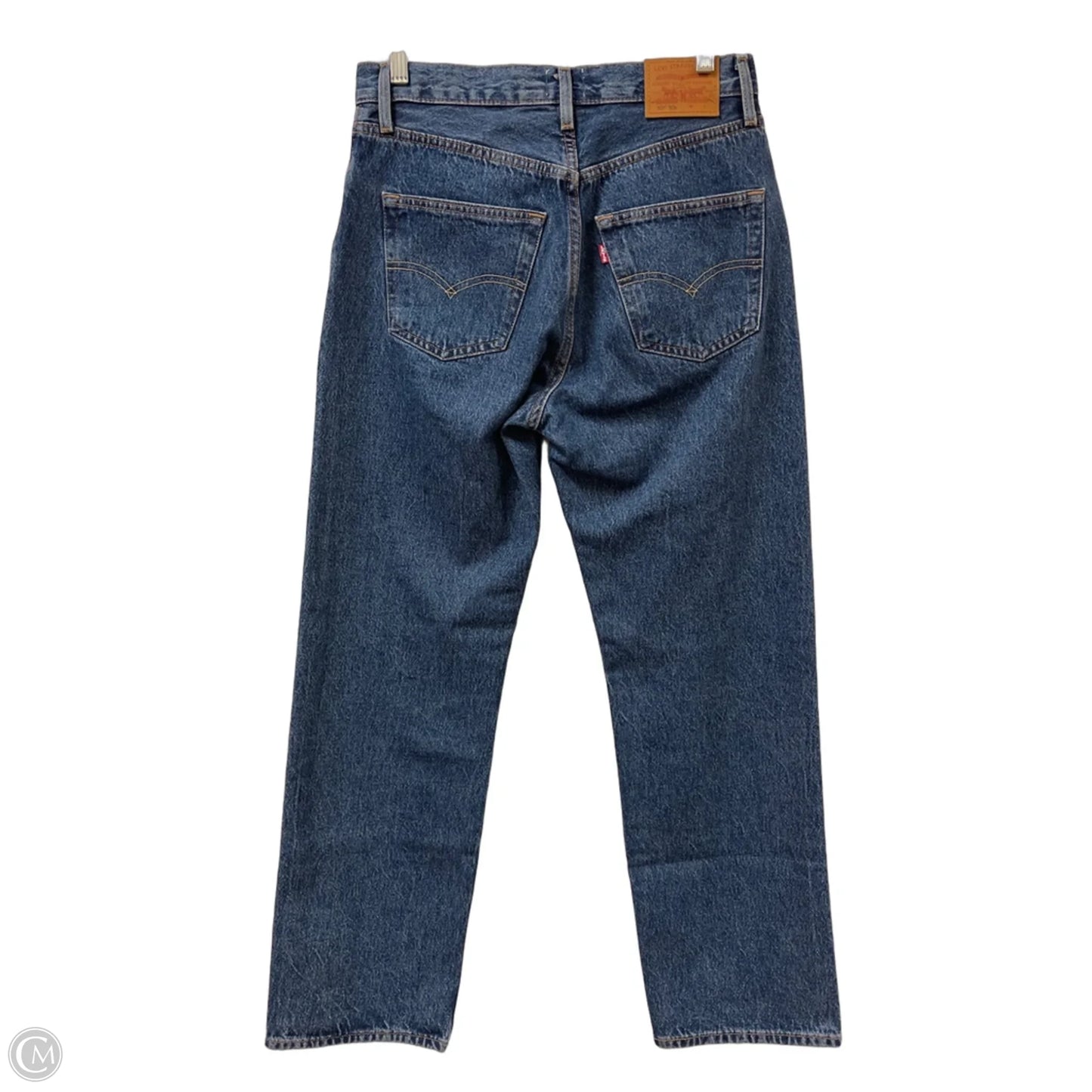 Jeans Straight By Levis In Blue Denim, Size: 2