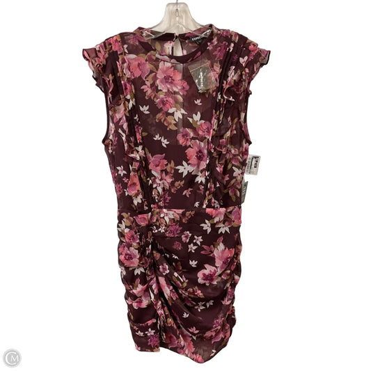 Dress Casual Midi By Express In Floral Print, Size: L