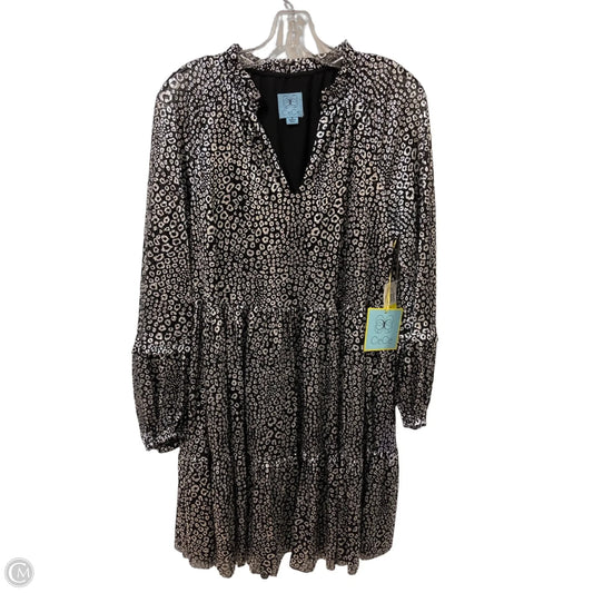 Dress Casual Midi By Cece In Silver, Size: M