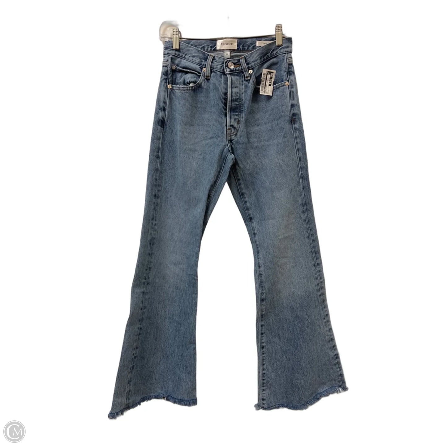 Jeans Flared By Frame In Blue Denim, Size: 0