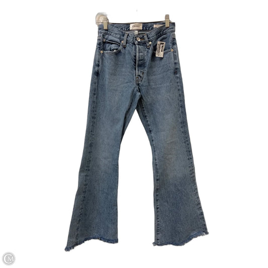 Jeans Flared By Frame In Blue Denim, Size: 0