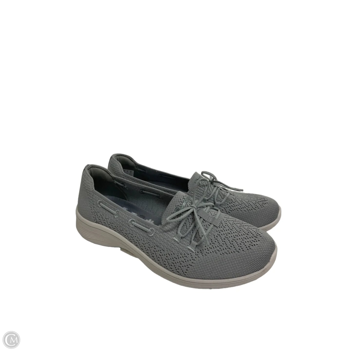 Shoes Athletic By Skechers In Grey, Size: 10