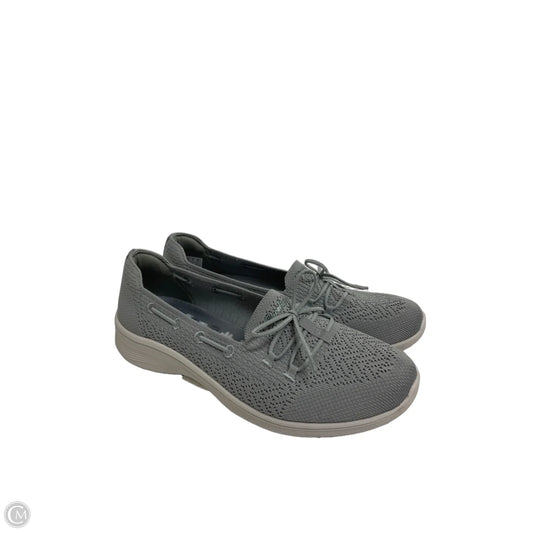 Shoes Athletic By Skechers In Grey, Size: 10