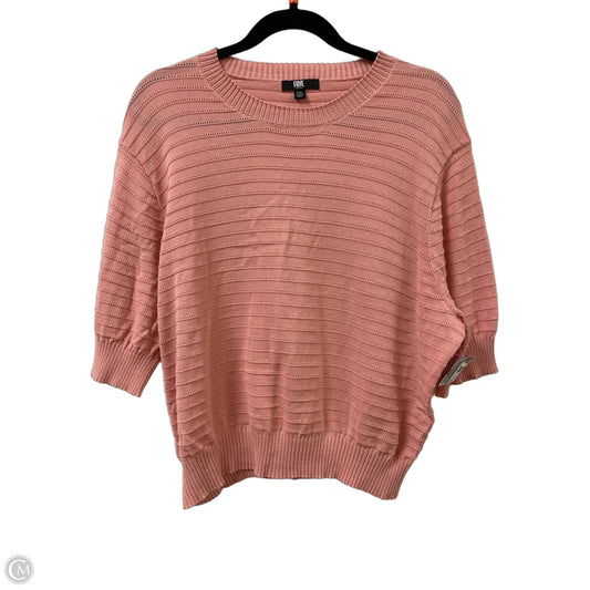 Sweater Designer By Frye In Pink, Size: 2x