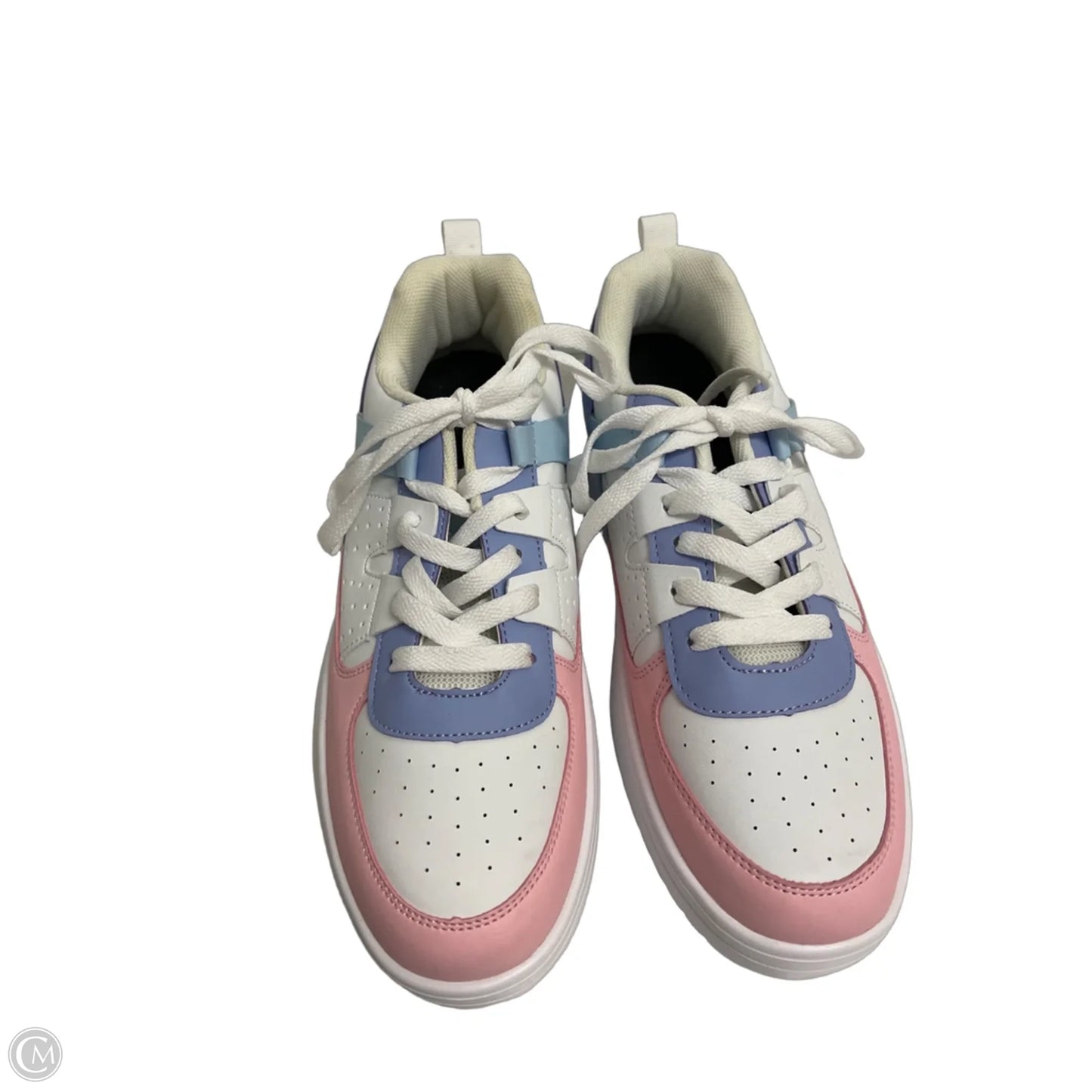 Shoes Athletic By Clothes Mentor In Pink & White, Size: 10.5