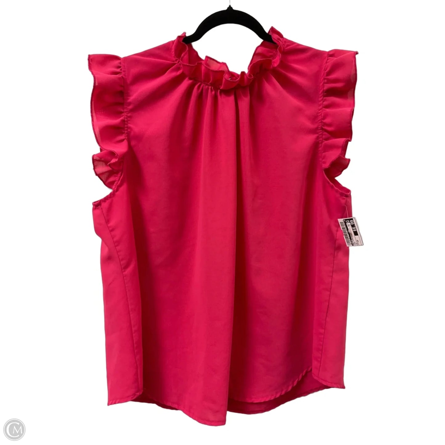 Top Sleeveless By Shein In Pink, Size: 2x