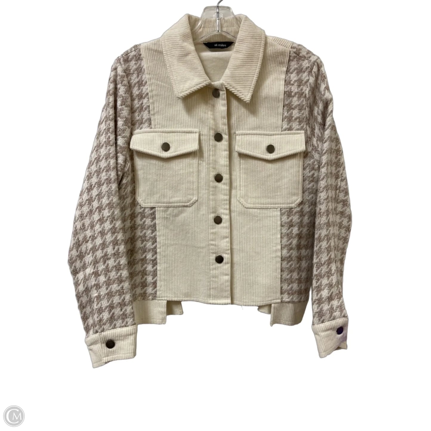 Blazer By Ali Miles In Cream, Size: M