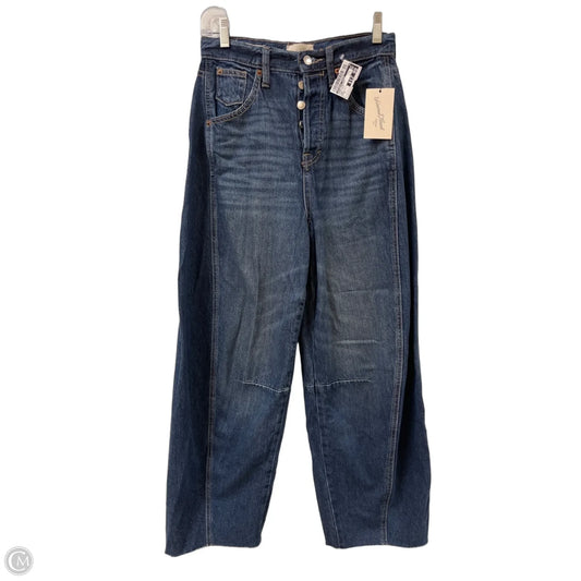Jeans Straight By Universal Thread In Blue Denim, Size: 0