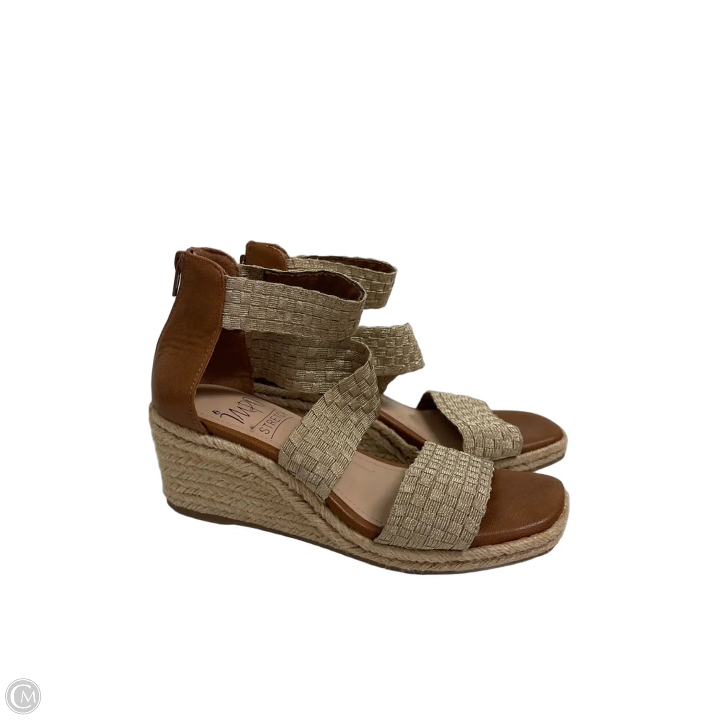 Shoes Heels Wedge By Impo In Gold, Size: 6