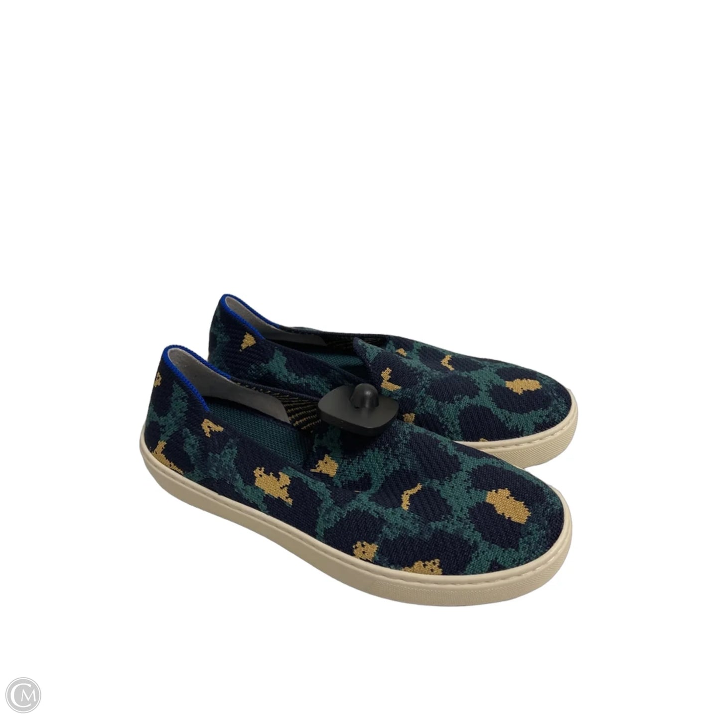 Shoes Athletic By Rothys In Blue & Yellow, Size: 6.5
