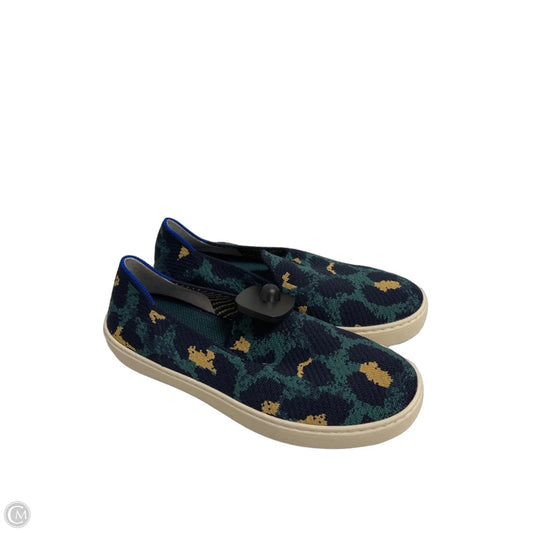 Shoes Athletic By Rothys In Blue & Yellow, Size: 6.5
